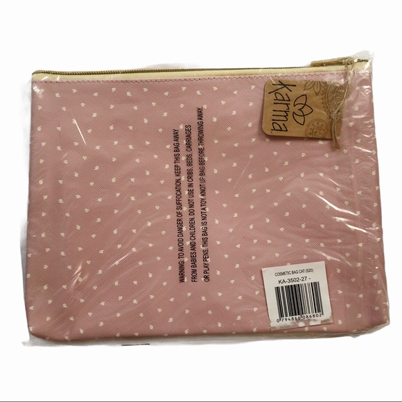 Karma Gifts set cat makeup bag/eyeglass case/socks NWT - Picture 5 of 12